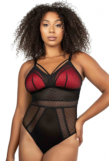 Боди Parfait Mia Dot Bodysuit (Black)