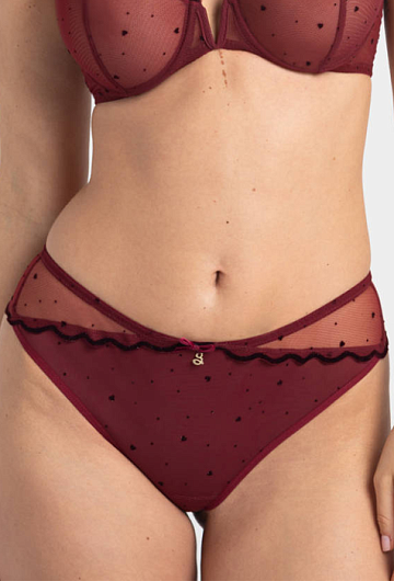 Трусы бразильяно Samanta Melania M300 (Burgundy)