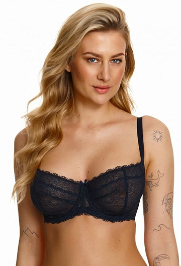 Бюстгальтер с мягкой чашкой Lupoline 2401 (Navy Blue) – фото 2