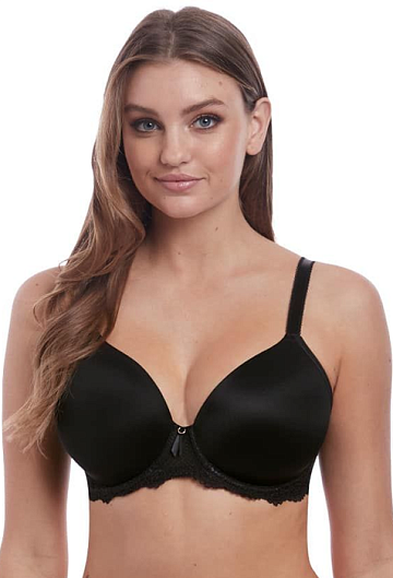 Бюстгальтер с твердой чашкой Freya Expression Demi Plunge (Black)