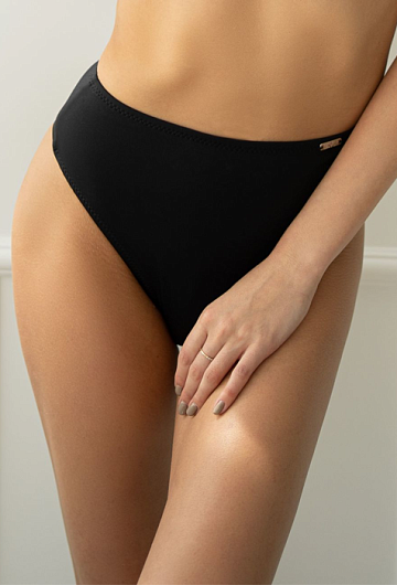 Бразильяно высокие Kris Line Beach Briefs (Чёрный) – фото 1