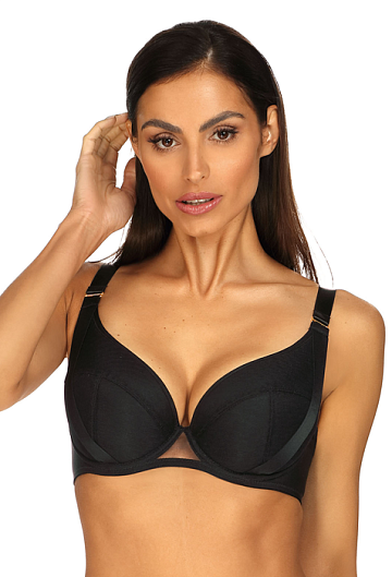 Бюстгальтер Push Up Ewa Bien Pryma B215 (Черный) – фото 2