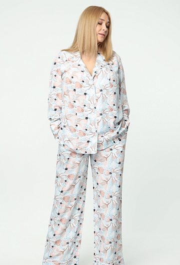 Брюки домашние (Светлый принт)