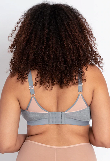 Бюстгальтер без косточек Curvy Kate In My Dreams Bralette (Серый) – фото 2