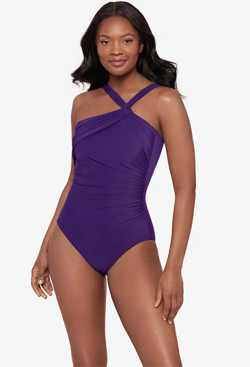 Слитный купальник Miraclesuit Europa (Mulberry)