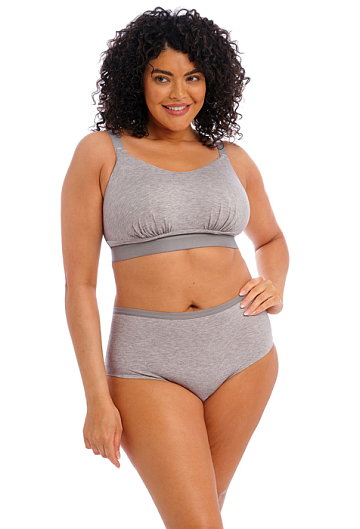 Бралетт без косточек Elomi Downtime Bralette (Grey Marl) – фото 1