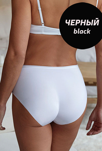 Трусы слипы высокие Milano Angie Janira (Black)