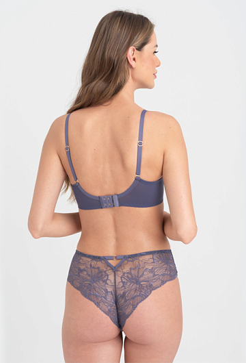 Трусы бразильяно Samanta Mila M400 (Anthracite)