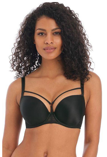 Бюстгальтер с твердой чашкой Freya Awakening Moulded Plunge (Black)