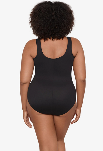 Слитный купальник Miraclesuit Plus Size Oceanus One Piece (Black)