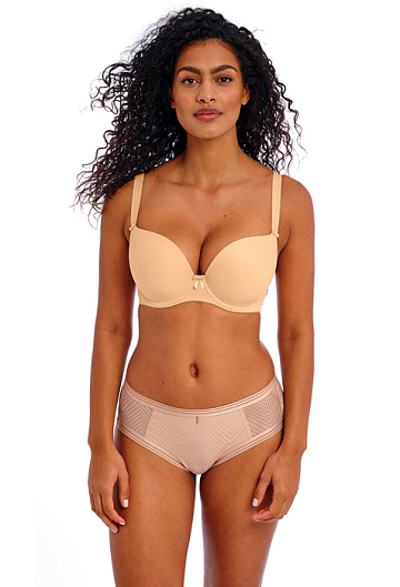 Бюстгальтер с твердой чашкой Freya Deco Moulded Plunge (Бежевый) – фото 1