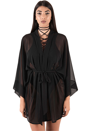 Туника пляжная District (Черный)