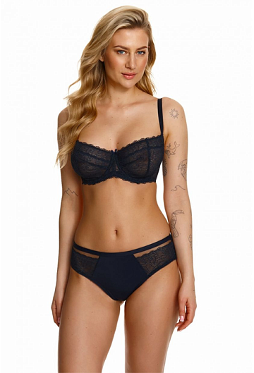 Бюстгальтер с мягкой чашкой Lupoline 2401 (Navy Blue) – фото 1
