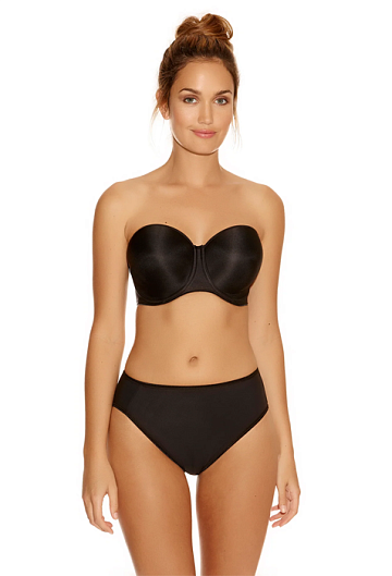 Бюстгальтер без бретелей Fantasie Smoothing Moulded Strapless (Черный) – фото 1