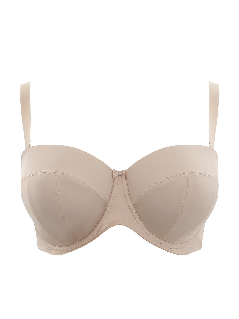 Бюстгальтер с твердой чашкой Dana Strapless (Бежевый) – фото 5