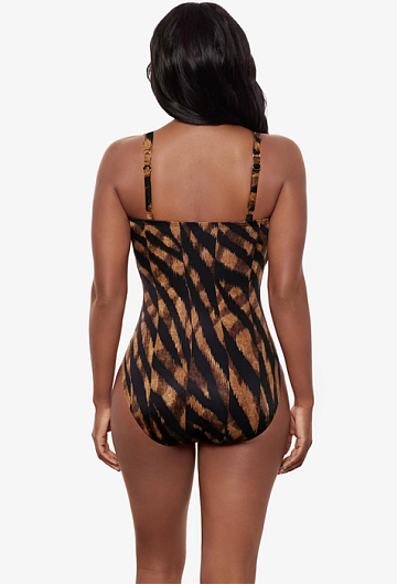 Слитный купальник Miraclesuit Europa (Black/Brown)
