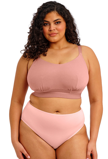 Бралетт без косточек Elomi Downtime Bralette (Розовый) – фото 1