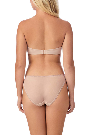 Бюстгальтер без бретелей On Gossamer Sleek Micro Plunge (Champagne)