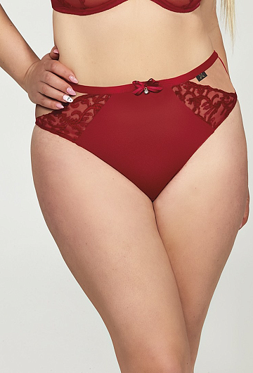 Трусы высокие Kris Line Clarisa (Rubyred)