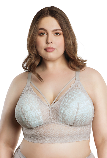 Бюстгальтер без косточек Parfait Mia Lace (Серый) – фото 2