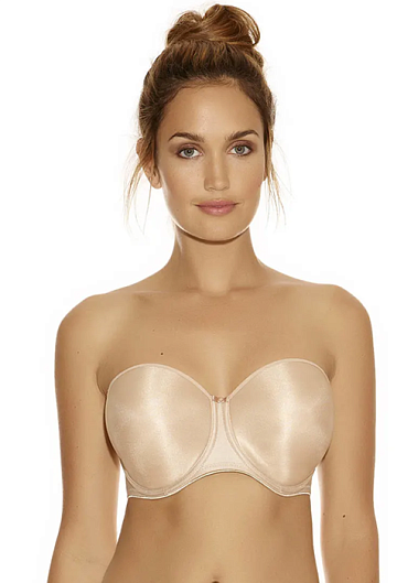 Бюстгальтер без бретелей Fantasie Smoothing Moulded Strapless (Бежевый) – фото 1