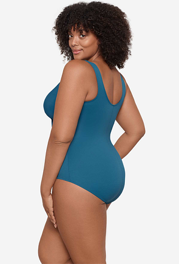Слитный купальник Miraclesuit Plus Size Oceanus One Piece (Aegean)