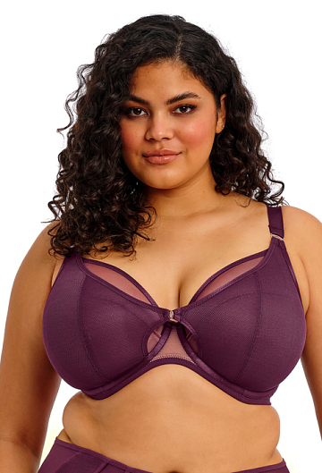 Бюстгальтер с мягкой чашкой Elomi Kintai Plunge (Blackberry)