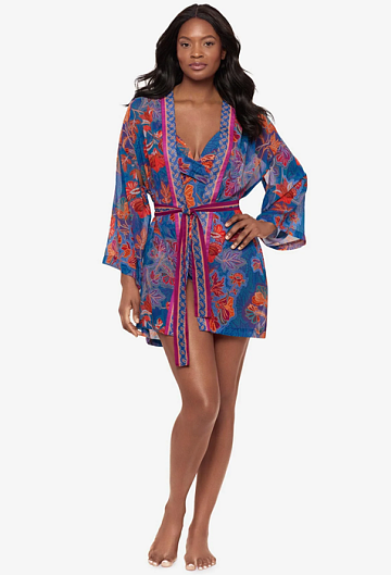 Халат Miraclesuit Kimono Cover Up in Decoupage (Multi)