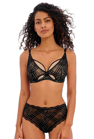 Бюстгальтер с мягкой чашкой Freya Fatale High Apex (Noir)