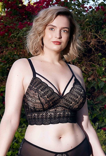 Бюстгальтер без косточек Parfait Mia Lace (Black)