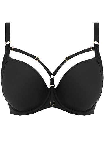 Бюстгальтер с твердой чашкой Freya Temptress Moulded Plunge (Черный) – фото 4