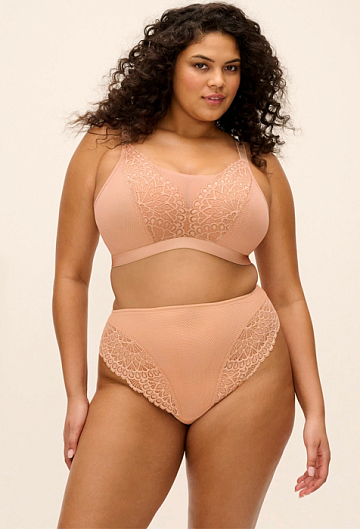 Бралетт без косточек Elomi Tiernie Bralette (Бежевый) – фото 1