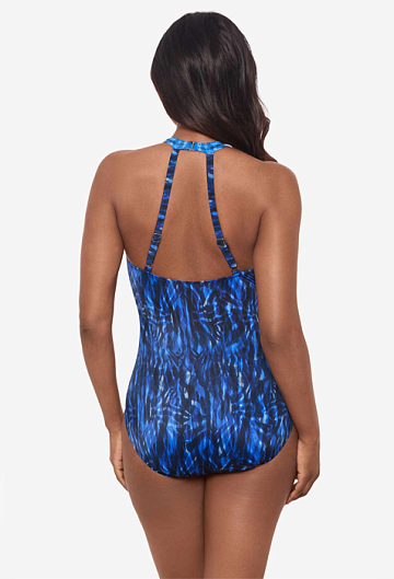 Слитный купальник Miraclesuit Wrapsody in Paka Mayan (Blue/Black)