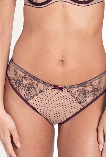 Трусы бразильяно Samanta Silvia M300 (Aubergine)
