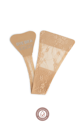 Трусы Bye Bra Adhesive Thong Lace (Beige) – фото 2