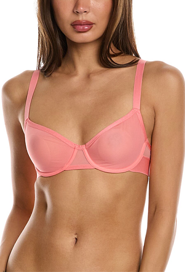 Бюстгальтер DKNY Sheers Unlined Demi Underwire 4085 (Коралловый) – фото 1