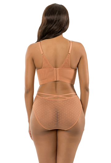 Бюстгальтер без косточек Parfait Mia Lace (Коричневый) – фото 3