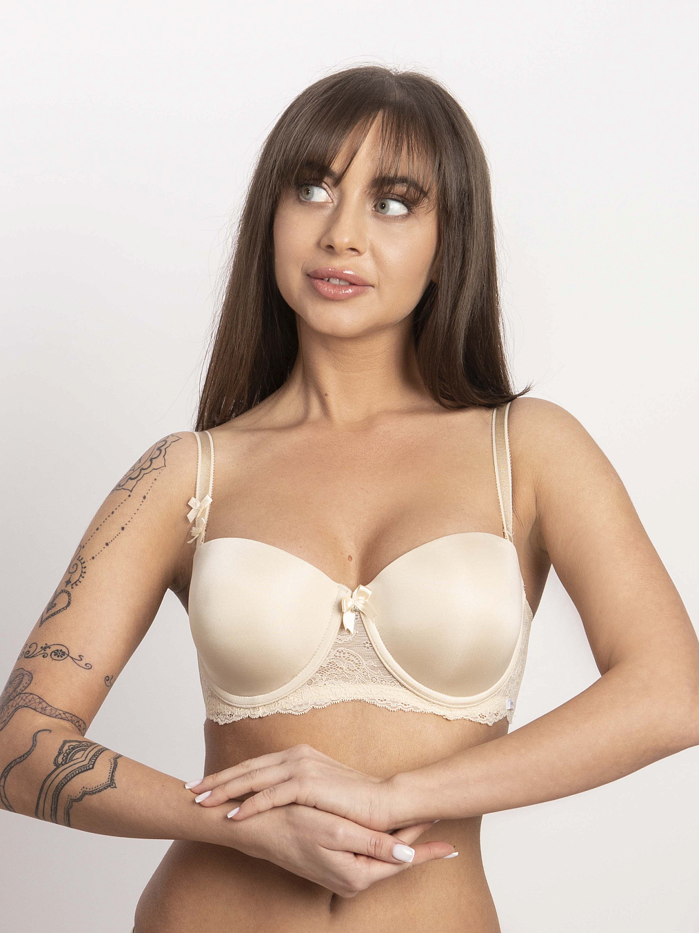 Бюстгальтер Agio Milano Balkonetka DB-9192 (Nude)