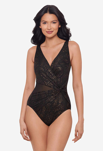 Слитный купальник Miraclesuit Circe in Brillante (Black)