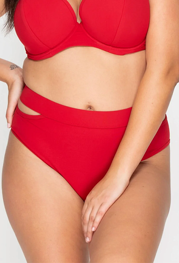 Низ купальника Miss Mandalay Icon Split Side Bikini Brief (Red)