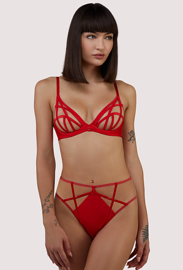 Бюстгальтер с мягкой чашкой Playful Promises Ramona (Red) – фото 4