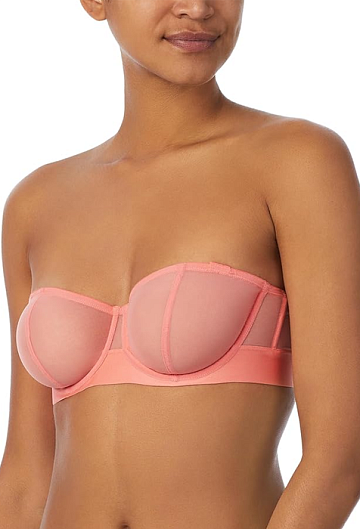 Бюстгальтер с мягкой чашкой DKNY Sheers 4939 (Коралловый) – фото 4