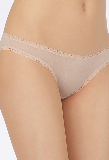 Трусы слипы On Gossamer Mesh Hip (Champagne)