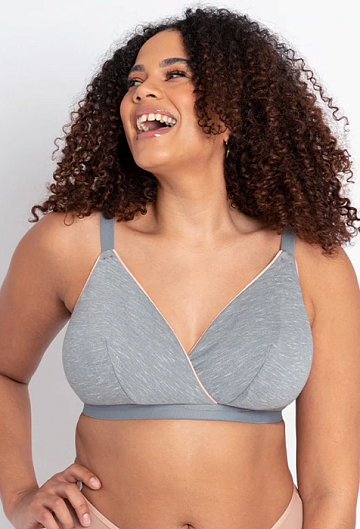 Бюстгальтер без косточек Curvy Kate In My Dreams Bralette (Серый) – фото 1