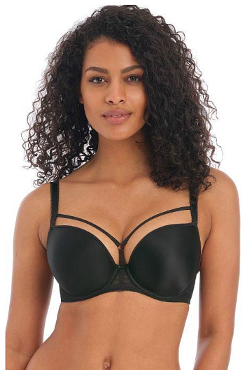 Бюстгальтер с твердой чашкой Freya Awakening Moulded Plunge (Черный) – фото 2
