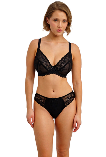 Бюстгальтер с мягкой чашкой Freya Quinn Plunge Bra (Black)