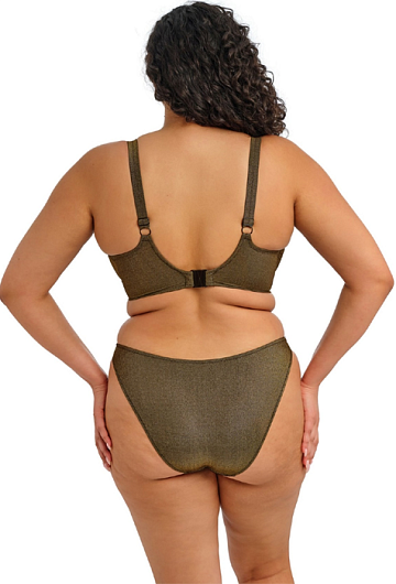 Низ купальника Elomi Sunset Shimmer High Leg Bikini Brief (Gold Rush)